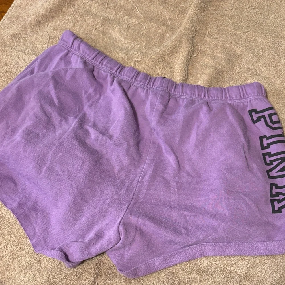 Vibrant Purple Women's Athletic Shorts - Picture 2 of 3